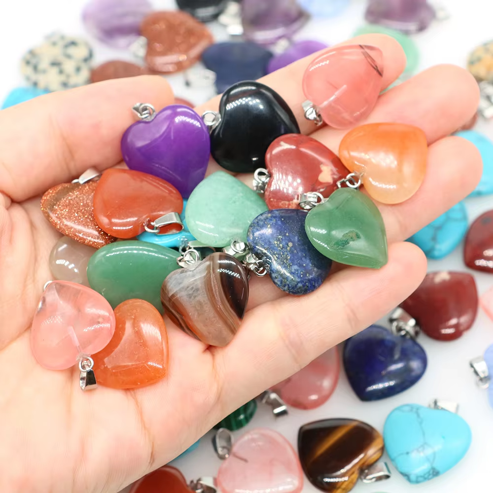 Heart Pendant - SM - 10pc assorted Heart Pendant - SM - 10pc assorted